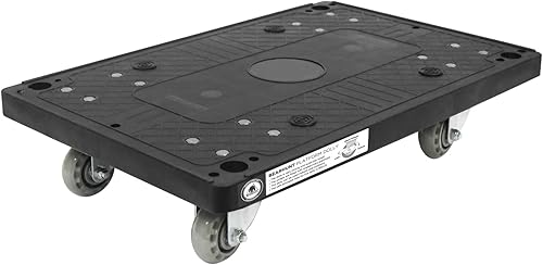 Capacidad silenciosa de las ruedas 300LB de los frenos del carro de la plataforma de las carretillas móviles fuertes de la plataforma de