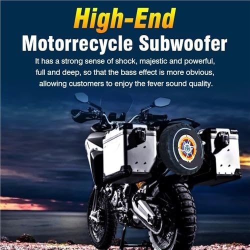 Parlante para manillar de motocicleta con audio FM miniatura 4
