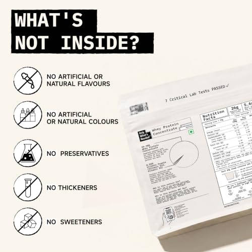 Image of ONLY WHAT'S NEEDED By Food Pharmer | OWN Unflavoured Edition | Whey Protein Concentrate 1kg | 26g Protein per Scoop | No Added Sugar | No Added Flavours | No Artificial Sweeteners | Lab Tested | 29 Servings