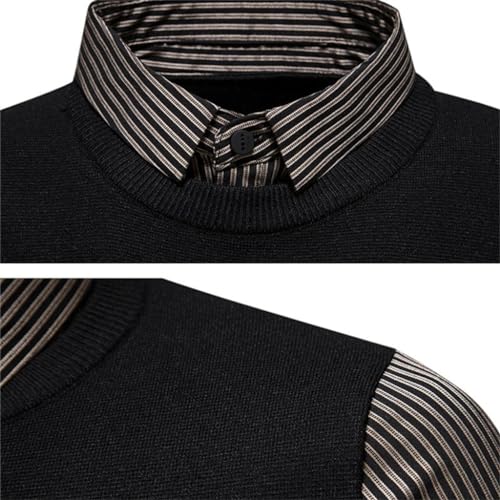 Pull d'hiver en tricot chaud et confortable pour homme - 3