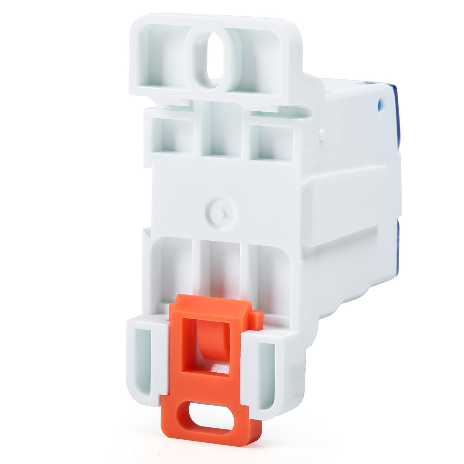 Jadeshay Morsettiera Distribuzione UKK-80A Morsettiera DIN 1 Ingresso 6 Uscite 80A con Coperchio Trasparente per Montaggio su Guida DIN