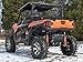 SuperATV Heavy Duty Rear Offset A-Arms for Polaris General 1000 Arched Design Full Camber Adjustability Enhanced Ground Clearance 2016+ Models Black