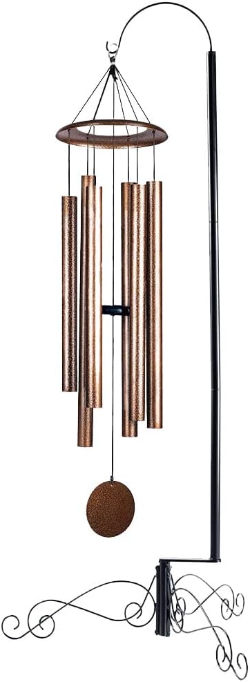 HOHIYA 59" Shepherds Hooks Stand for Wind Chimes, Hummingbird Feeders, Lanterns, Hanging Plant Stand Indoor Outdoor Patio Garden
