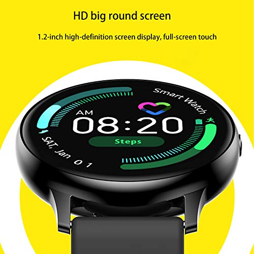 Smartwatch, 1,2-Inch Volledig Aanraakscherm, Vrouwelijk Bluetooth-Waterdicht Horloge Met Meerdere Sportmodi, Gezondheidscontrole, Compatibel Met Ios En Android,A - Afbeelding 4