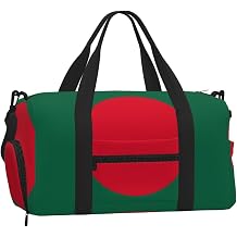 Flag of Bangladesh Sports Duffel Bag-Weekender with Shoe Compartment