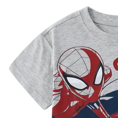 Image of Marvel Spider-Man Boys Short Sleeve T-Shirt and Shorts Set for Little and Big Kids