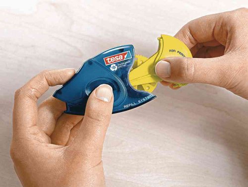 Tesa ecoLogo Pack of 5 Non Permanent Glue Refill Glue 8.4 mm x 14 m