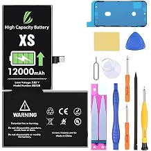 LL TRADER Battery for iPhone Xs, 12000 mAh High Capacity Replacement Battery for iPhone Xs, A1920A2097A2098A2099A2100 with Full Set Repair Tool Kit 2025 New