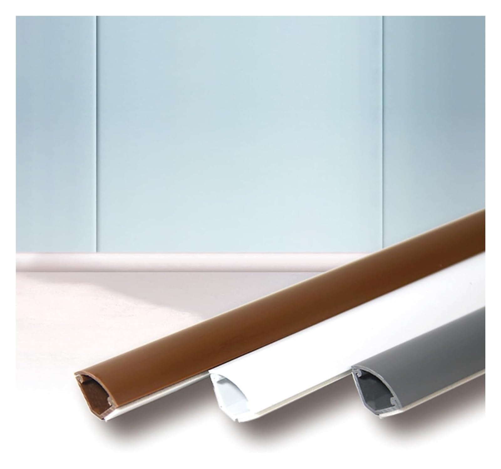 Canaleta de cables autoadhesiva PVC