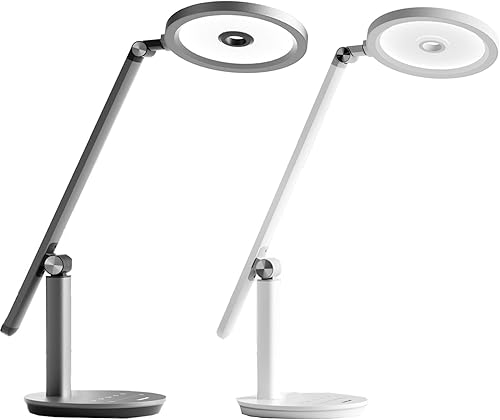 Honeywell Lámpara de escritorio para oficina en casa, H6 Sunturalux Luz de escritorio LED para cuidado de los ojos, lámpara de escritorio regulable