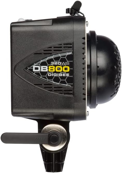 Buff DigiBee Flash Strobe Monolight DB800 (Black) with LED Modeling lamp, 320Ws for Continuous Lighting and Motion Photography