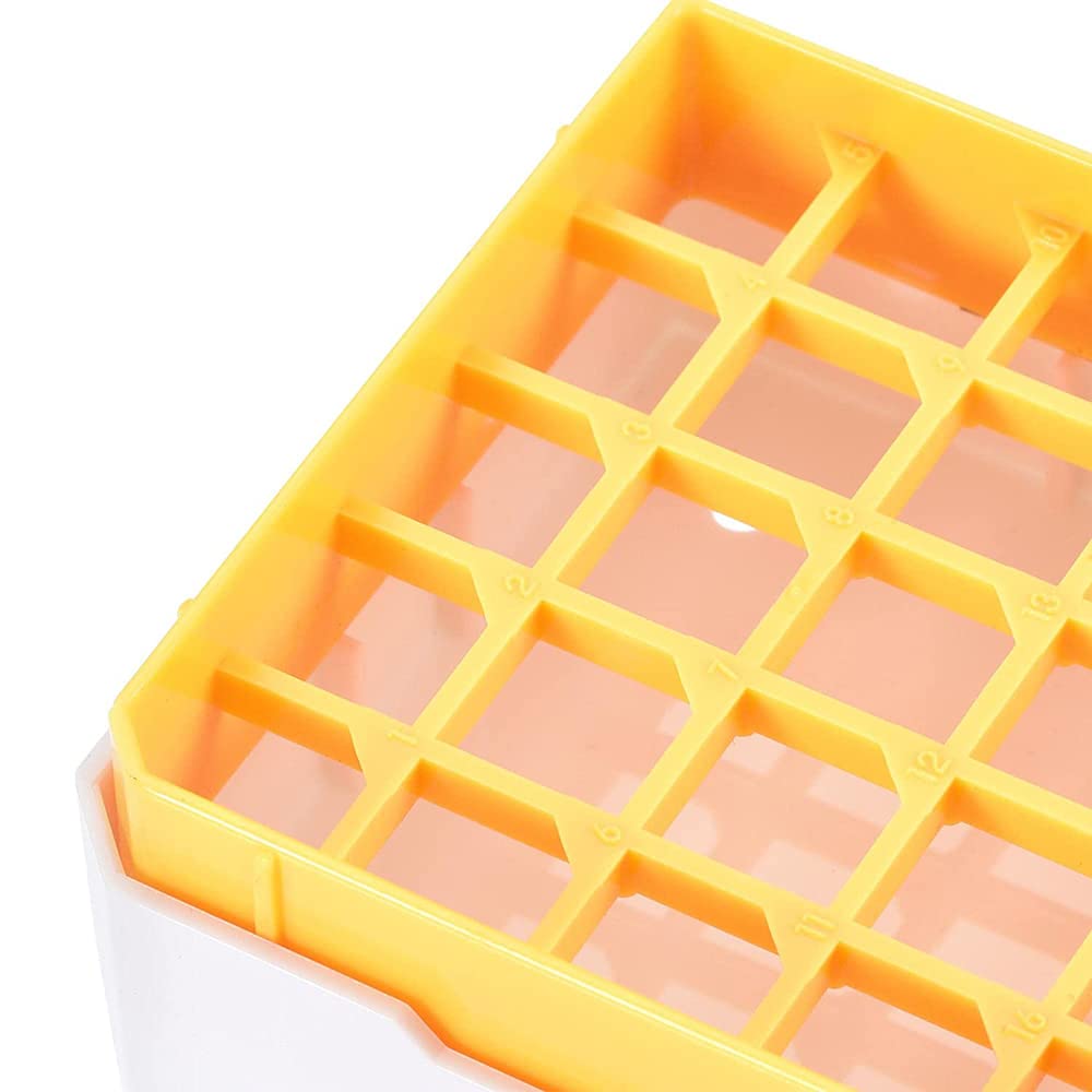 Polypropylen-Test röhrchen Rack Zentrifugen röhrchen Gefrier schrank Aufbewahrung sbox für Schule, Labor, Krankenhaus zu halten Labor-Gefrier schläuche oder Zentrifugen röhrchen (grün)
