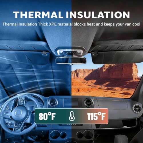 VANNCAMP Windshield Cover for Ford Econoline, Height 34.5" by VANNCAMP - Used condition - Image 5