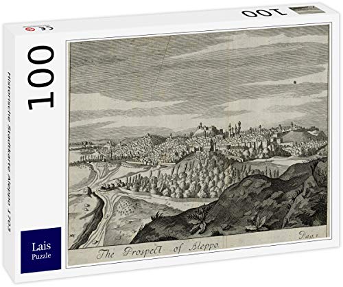 Preisvergleich Produktbild Lais Puzzle Historische Stadtkarte Aleppo 1703 100 Teile