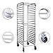 JAXPETY 20 Pan End Load Bun Commercial Dough Baking Full Sheet Pizza Bakers Bakery Cooling Rack