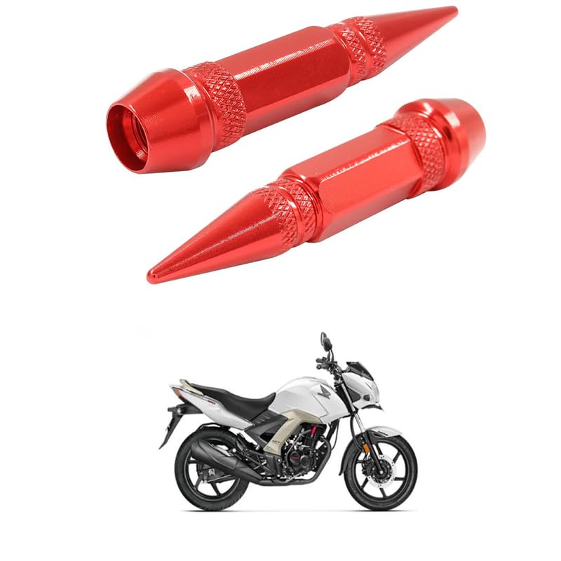 LOVMOTO Universal 2PC Spiked Aluminum Stem Valve Caps Dustproof Tire Wheel Stem Caps for Cars,SUVs,Trucks Bicycles and Motorcycles Comfortable with C-B Uni-Corn-picture-26