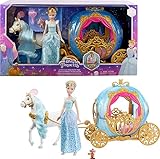 cinderella kutsche  Mattel HLX35 - Disney Princess - Cinderellas magische Kutsche