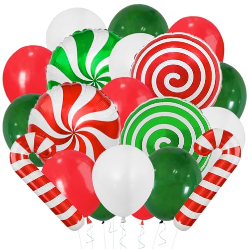 Imagen de Globos de Navidad, Bastones de Caramelos Globos