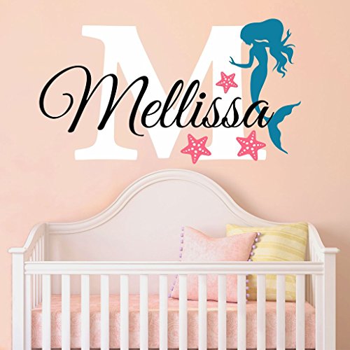 Vinilo decorativo personalizado Sirena 86x61 cm miniatura 1