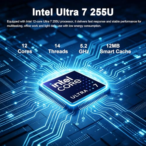 Image of Delca Customized Laptop Made with HP OmniBook 3 Business AI Laptop | 17.3 inch FHD IPS Anti-Glare | Intel 12-core Ultra 7 255U | 16GB /32GB /64GB DDR5 256GB /512GB /1TB /2TB SSD | Fast Charge Backlit Win 11