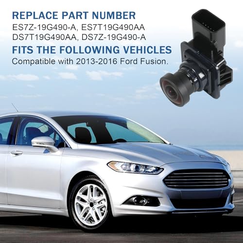 Image of DICMIC Parking Assist Rear View Backup Camera Compatible with 2013-2016 Ford Fusion Replace# ES7Z-19G490-A, ES7T19G490AA, DS7Z-19G490-A, DS7T19G490AA