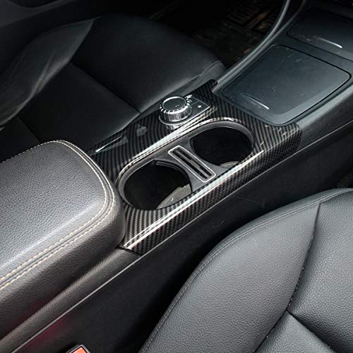 Cubre porta vasos interior en fibra de carbono para Mercedes Benz miniatura 3