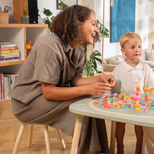 Active Tots Wooden Indoor Toddler Stool Montessori-Inspired Solid Pinewood Seat with Child-Safe Finish Ergonomic, Durable, and Easy to Store Perfect with 4-in-1 Wooden Table Ages 18 Months+ - Image 6