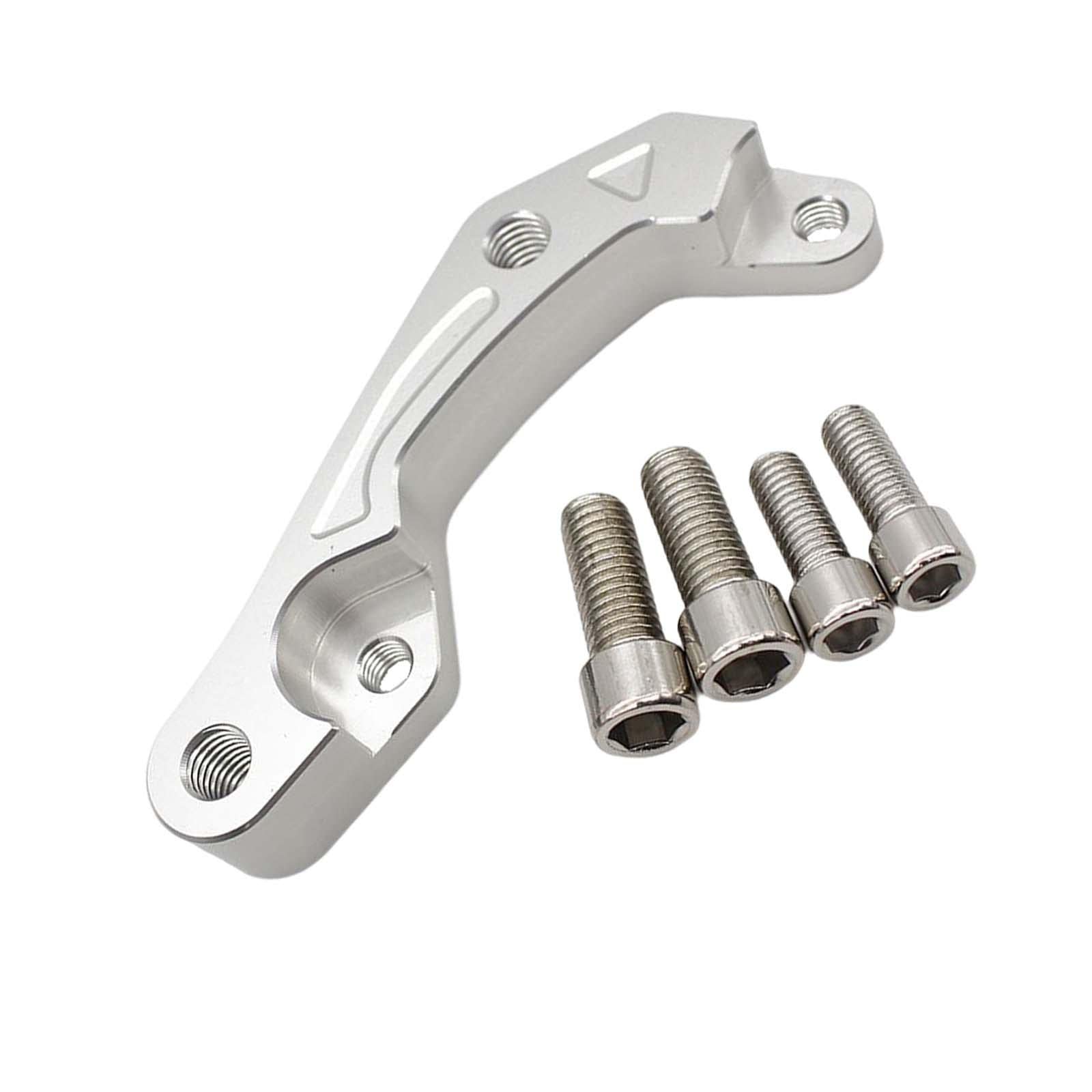 Bremssattel Halter Motorrad Adapter Fahrzeug Ersatzteile Reparatur Aluminiumlegierung für 300 2017-2022 Umbau Werkstatt Freizeit, Silber