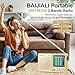 BAIJIALI AM FM Portable Radio with Headphone Jack - Battery Operated Transistor Radio for Seniors, Easy to Use Compact Design for Home, Outdoor & Emergency - Ideal Gift for Elderly(BLJ-KK9)-Golden
