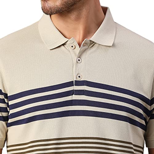 Image of Dennis Lingo Men Cotton Slim Fit Polo Half Sleeve T-Shirt