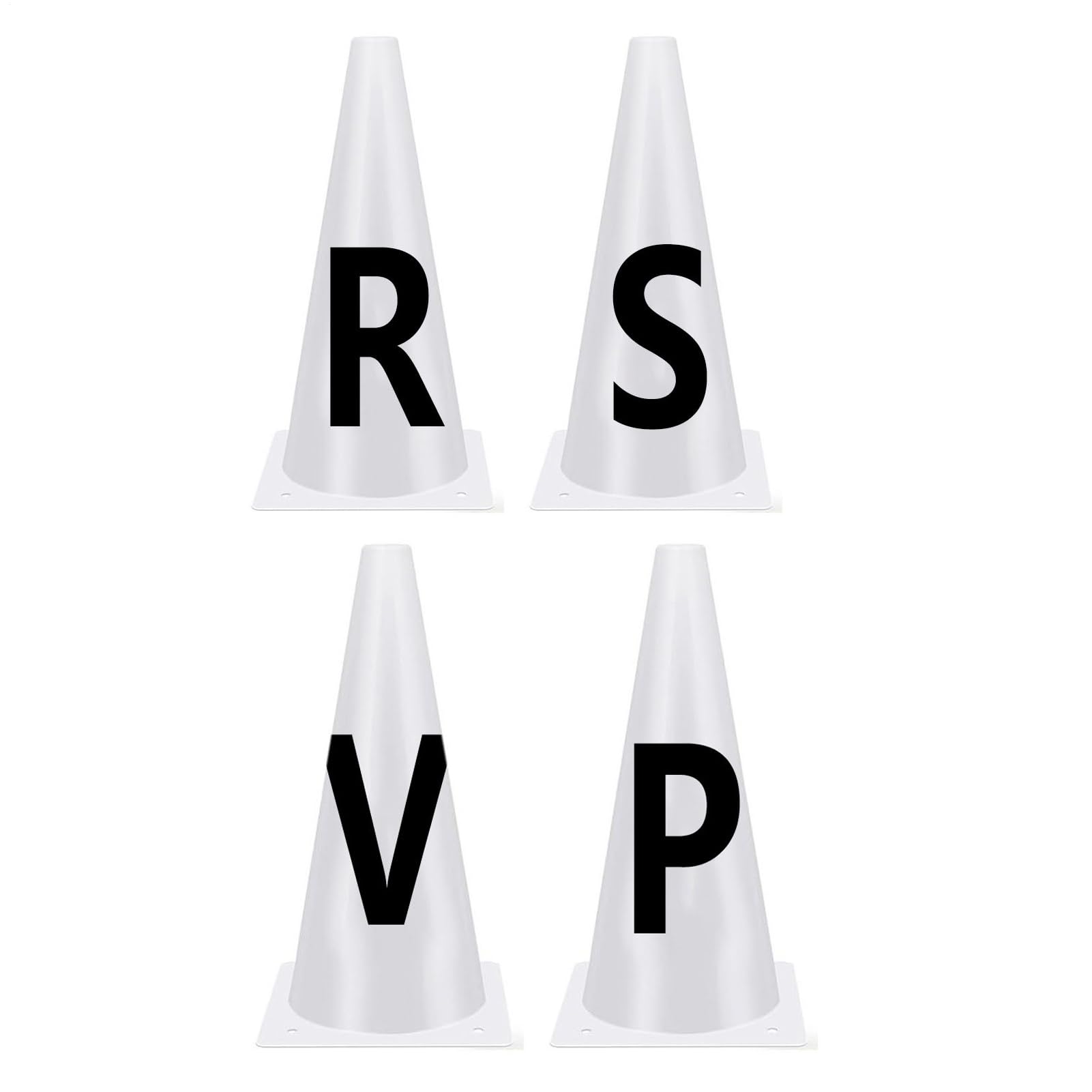 Dressage Cones - White Training Cones Equestrian Athletes, Stackable Competition Markers | Dressage Cones Horses Quality Training Cones Riders, White Cones Dressage Events and Competitions