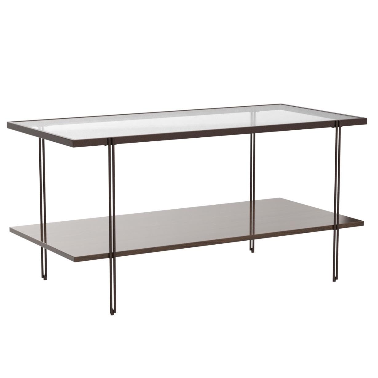 Nathan James Asher MidCentury Rectangle Coffee Table