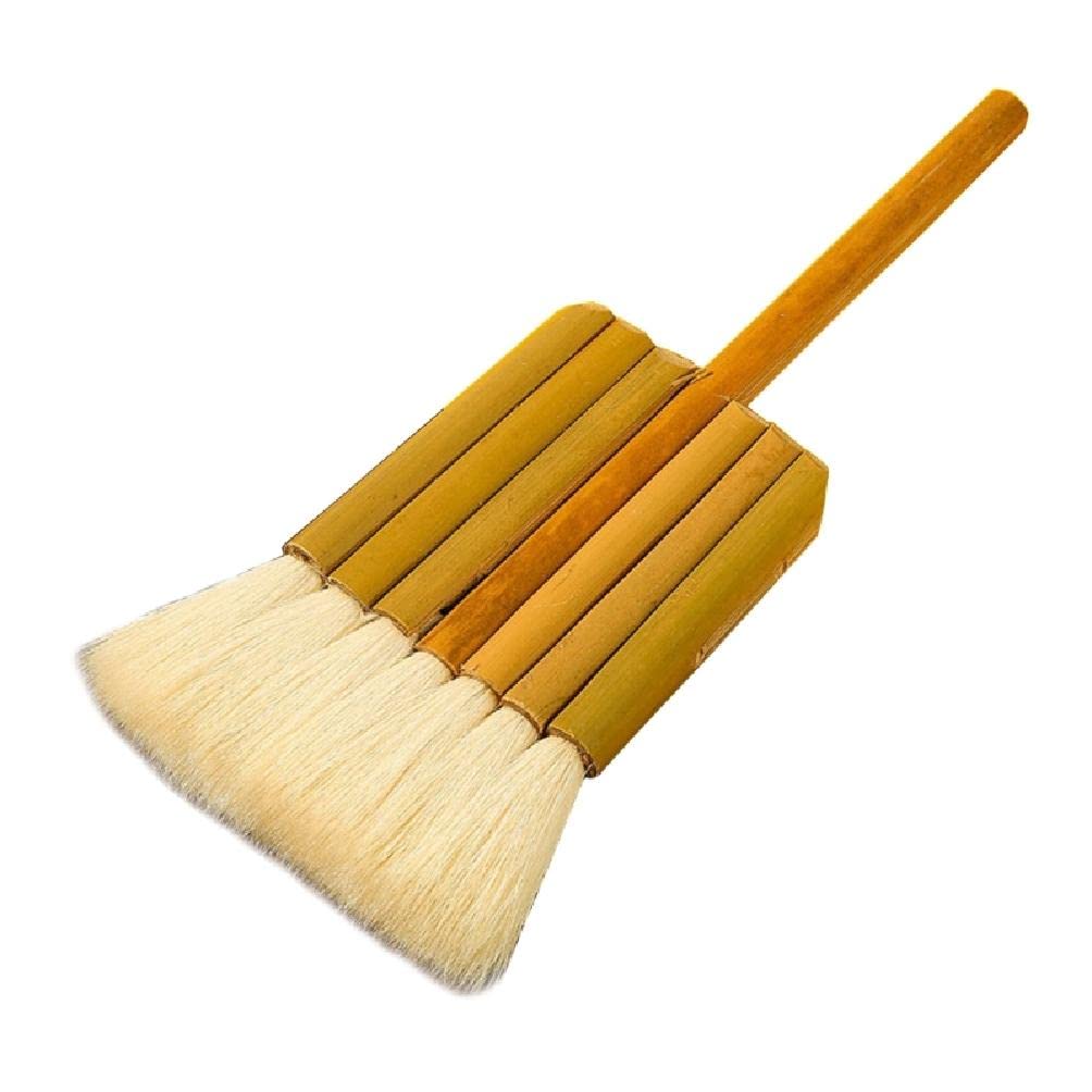 Navna 7 Flat Hake Brushes Soft Sheep Hair Hake Paint Brush Artist Painting Bristles Wash Brush For Watercolor Pottery Ceramic Hake Blender Brush Hake Brush For Watercolor