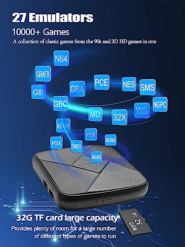 Fadist Retro Game Console, Super Game Box, Built In 10000+ 2D/3D Classic Games, 4K Hdmi Hd Output, Plug And Play Video Game Console, Ideal Gift For Kids, Adult, Friend, Lover #TOP1