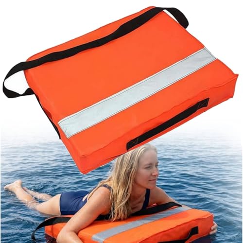 Boat Throwable Flotation Device Universal Floating Foam Cushion Throwable Boat Cushion Type IV BoatCushion Portable Waterproof Marine Throw Cushions for Fishermen Kayakers Water Sports Teams