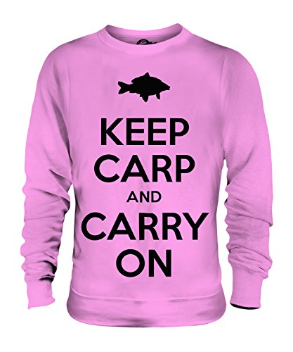 Sweat-shirt col rond Keep Carp and Carry on chaud et robuste contre le froid