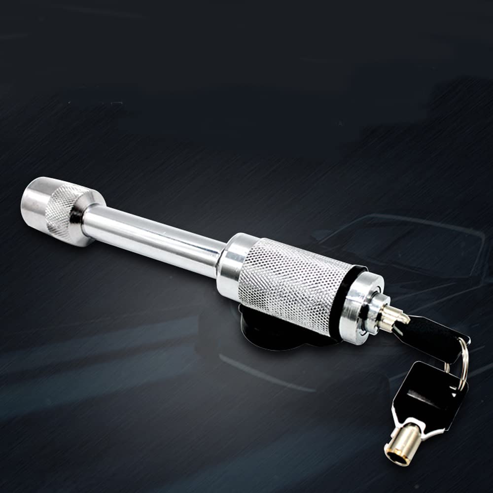 Rimorchio Gancio Pin Lock, 5/8 In Lega di Alluminio Universale Plum Blossom Core con 2 Chiavi Gancio Ricevitore Pin Lock per Rimorchio, Camion, Auto e Barca