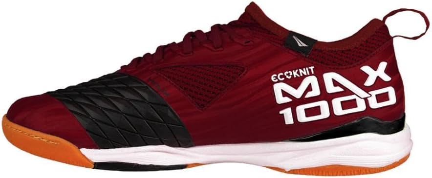Chuteira Penalty Max 1000 Ecoknit Futsal Vermelha e Preta