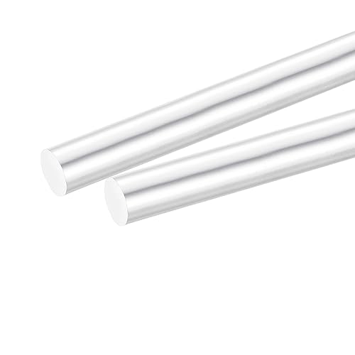 Miniatura 12 de MECCANIXITY Varilla redonda de aluminio macizo de 0.157 in de diámetro, 15.748 in de longitud, para manualidades, paquete de 2