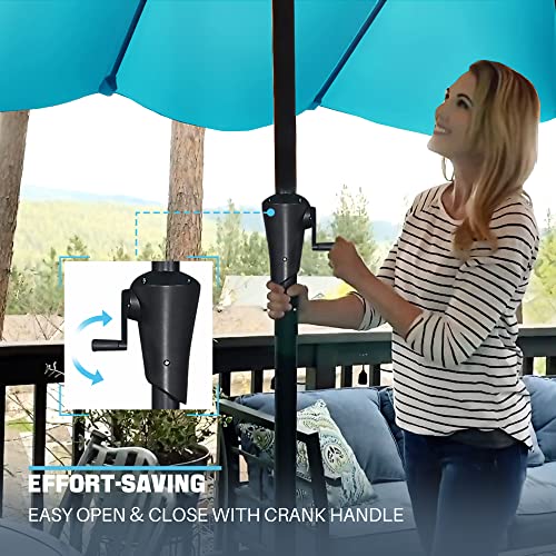 Superjare 13Ft Umbrella Outdoor Patio And Hammock With Stand #TOP5