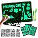 Nene Toys Lavagna Magica Fluorescente da Disegno – 2 Penne Luminose, Stencil, Adesivi, Inchiostro Invisibile – Gioco Educativo Bambini 3-12 Anni – Potenzia Creatività e Abilità Motorie [Medio 2021]