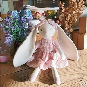 15bunnystuffedanimalforgirlsplushtoydollwearingpinkplaiddresscutedollsetdressupfor345yearoldgirlgiftforlittlegirlbirthdayeasterchristmas Urban Country Home Decor 15 bunny stuffed animal for girls plush toy doll wearing pink plaid dresscute doll set dress up for 3 4 5 year old girl gift for little girl birthday easterchristmas urban country home decor