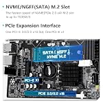 LGA 1155 Motherboard H61C Gaming Motherboard for Intel 2th/3th Gen i3,i5,i7/Xeon E3 V2/Pentium Series CPUs, DDR3, NVME/NGFF M.2, PCIe X16, 100M LAN, VGA, HDMI-Compatible - Image 4