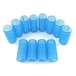 Kamay’s Small Size Hair Rollers Curlers Self Grip Holding, For Hairdressing, Design Gripping Sticky Cling Style For DIY Or Salon (25mm/1″ 12PCS) Random Color
