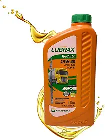 LUBRAX Óleo de Motor 15W-40 Top Turbo Essencial 1L – API CI-4/SL – multiviscoso para motores diesel (e gasolina onde SL é permitido) – proteção contra desgaste e limpeza