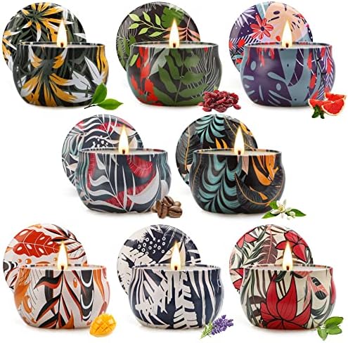 8 Pack Scented Candles Gifts for Women, Candles for Home Scented Gifts Set for Women, Small Soy Aromatherapy Candle Sets, Women Gifts for Mothers Day Birthday Holiday Gifts for Girls…