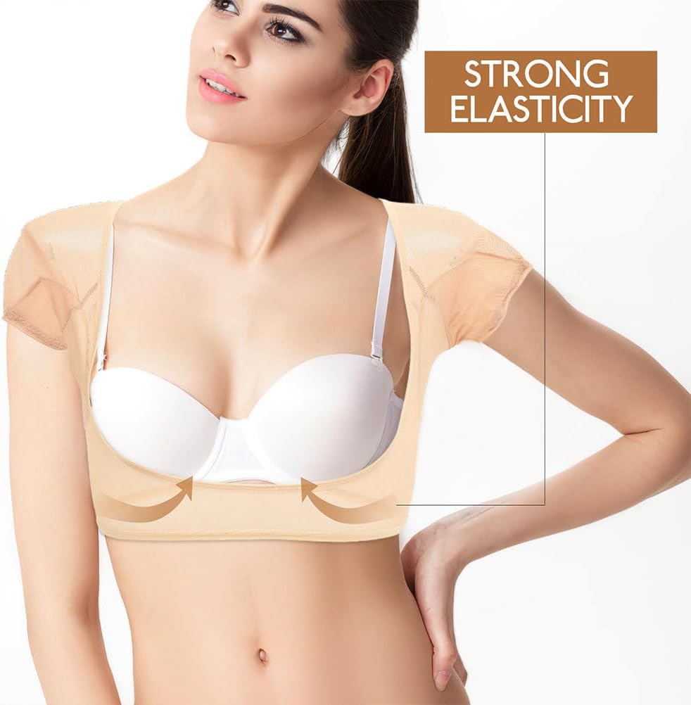 Healifty Underarm Sweat Vest for Women, Lightweight Breathable Sweat Pads Absorbing Armpit Protector Vest Flexible Fit Sweatproof Undershirt for Women Girls Ladies Daily Wear - Image 2
