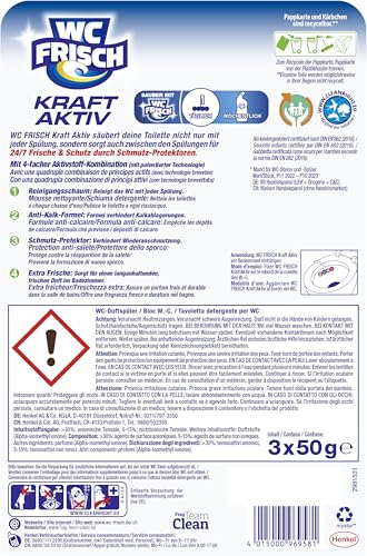 WC FRISCH Kraft Aktiv Duftspüler Hawaii (150 g), WC Reiniger für Reinigung bei jeder Spülung, Duftsteine für langanhaltend frischen Duft, + 50 Prozent Anti-Kalk Effekt*