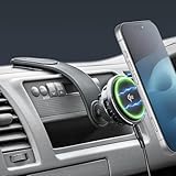 サンワダイレクト MagSafeとの互換性あり スマホホルダー 車 Qi2対応 最大15W出力 冷却機能付き ペルチェ素子 ワイヤレス充電 車載ホルダー マグネット 200-CAR123