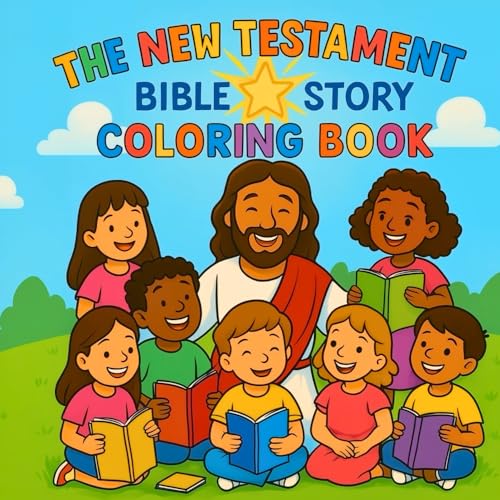 New Testament Bible Story Coloring Book